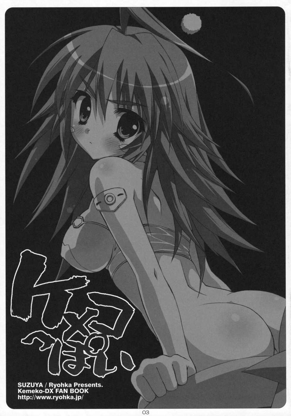 (C75) [Suzuya (Ryohka, UmiUshi)] Kemekoppoi (Kemeko Deluxe!) - Page 2