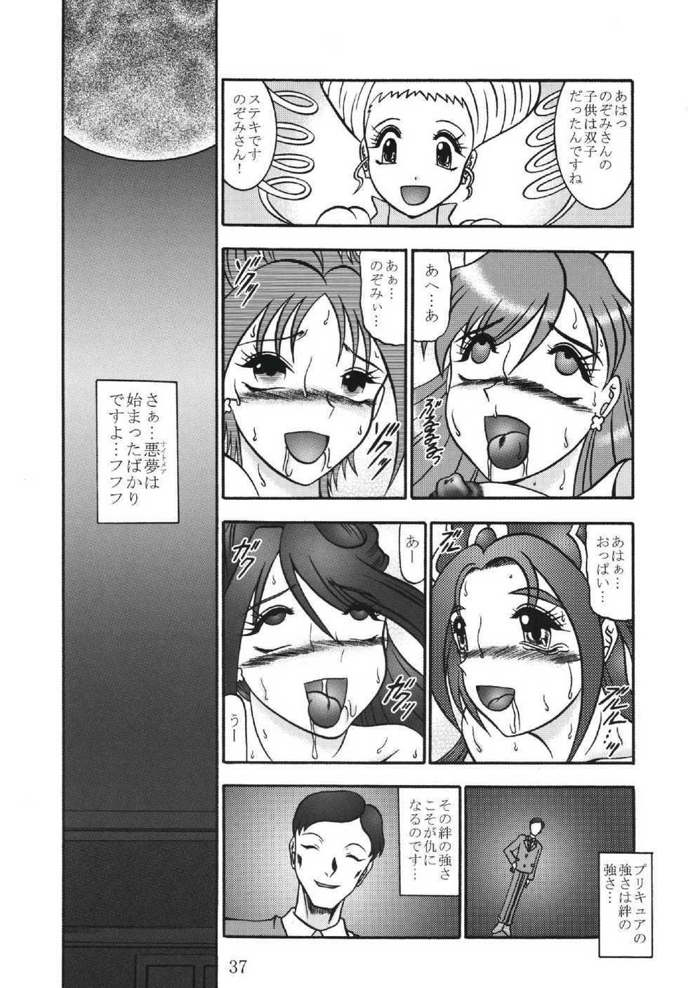 (C73) [Studio Kyawn (Murakami Masaki)] GREATEST ECLIPSE Kochou Side:B [Broken] (Yes! Precure 5) - Page 37