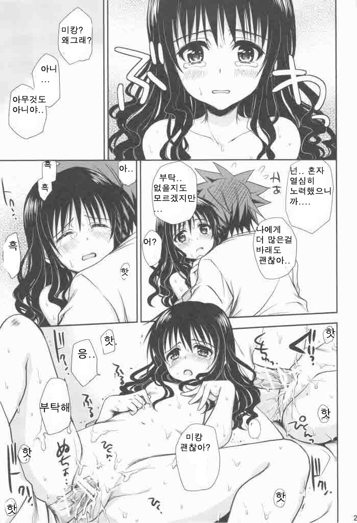 (C75) [Takumi na Muchi (Takumi na Muchi)] Imouto Mikan | 여동생 미캉 (To LOVE-Ru) [Korean] [king of male] - Page 25