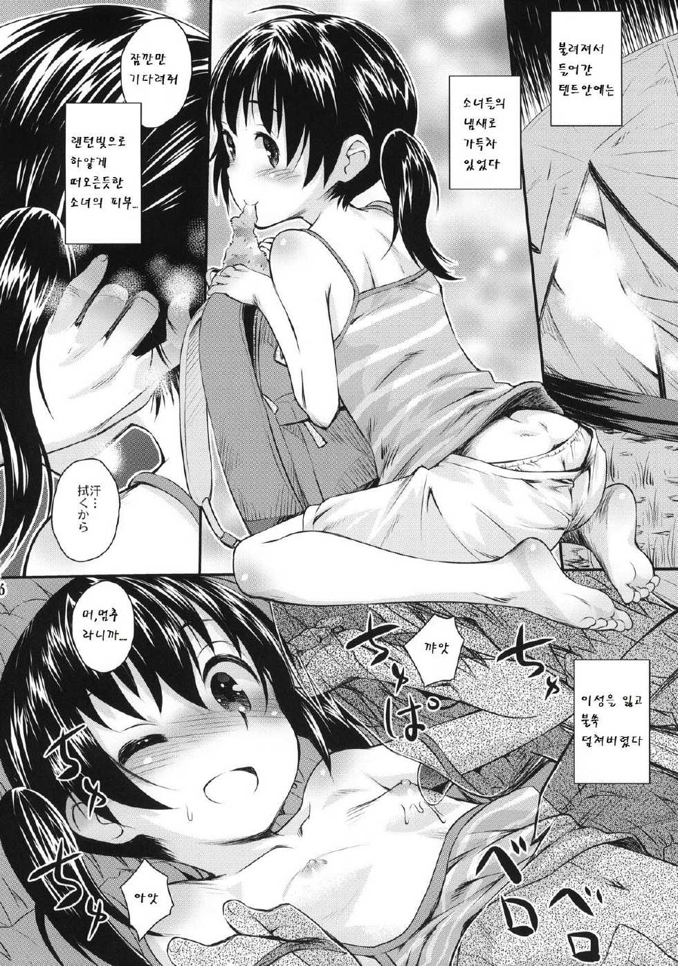 (C87) [Jido-Hikki (Kokekokko Coma)] Soko ni Yama-girl ga Arukara. (Yama no Susume) [Korean] [팀 남성부] - Page 6