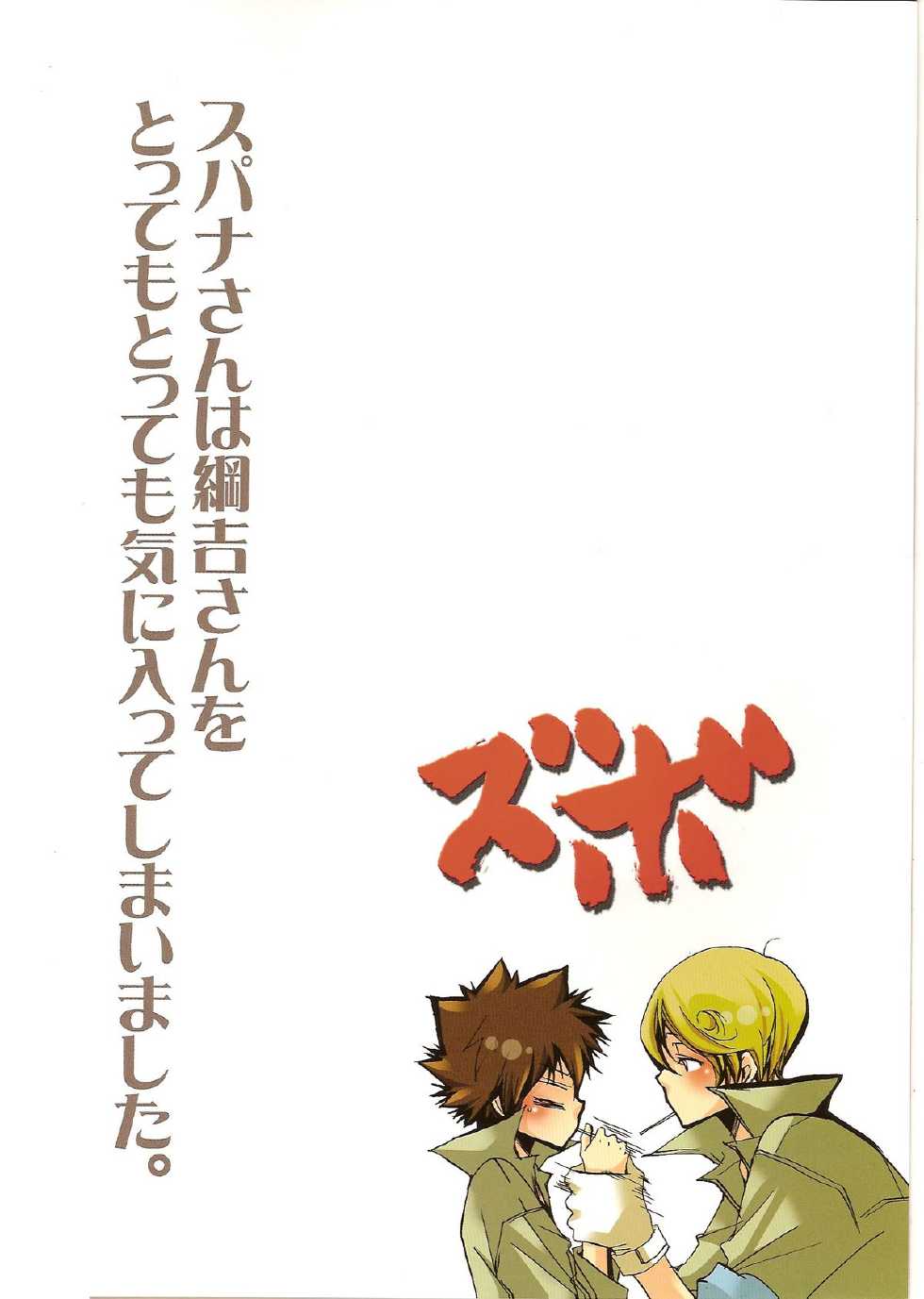 (C74) [BBP (Izumi Bouko)] SpaTsuna 2-Kaime. (Katekyoo Hitman REBORN!) - Page 3