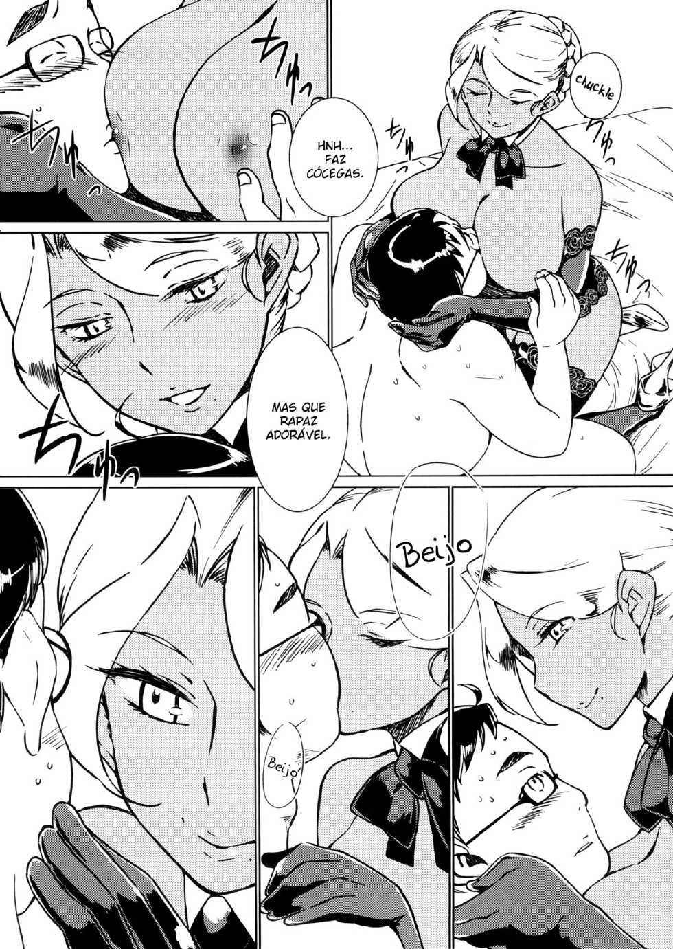 [The Monthly Istanbul (Ahugan Sugita)] Kasshoku Oneesan no Fudeoroshi Ver. 4.1 [Portuguese-BR] [Hunter Hentai] - Page 6