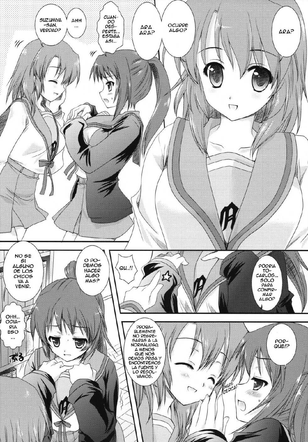 [Kurosawa pict (Kurosawa Kiyotaka)] Kyon ko Datte yuuutsu (Suzumiya Haruhi no Yuuutsu) [Spanish] {ElMoeDela8} - Page 5