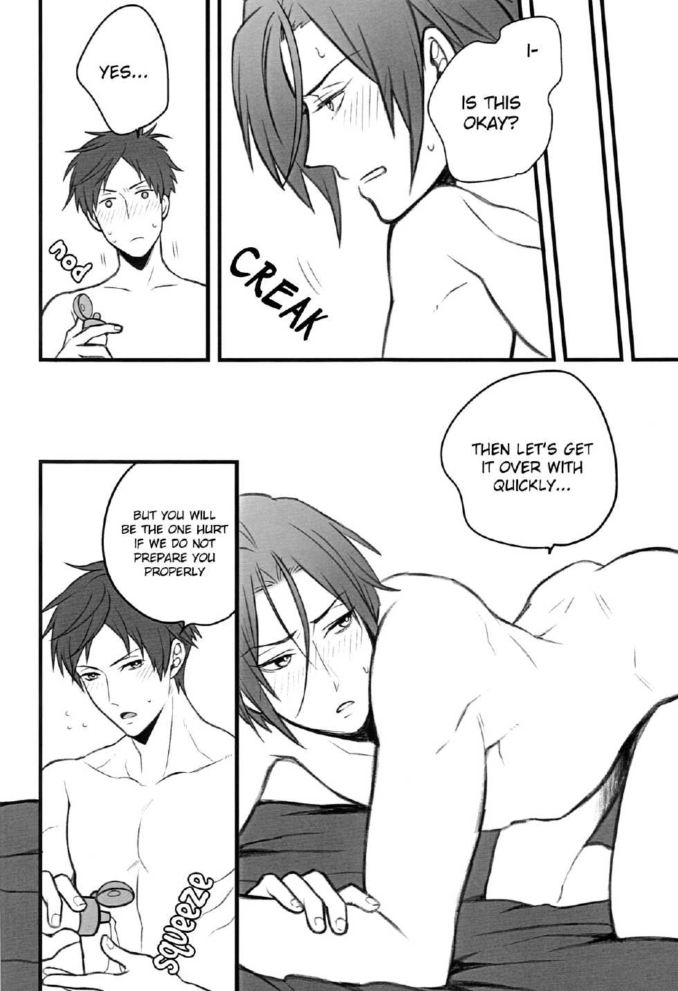 (Renai Jaws 3) [serval cat (Saba)] Rironteki Shikou ga Ushinawareru hi Rironteki na Youin (Free!) [English] [ebil_trio] - Page 10