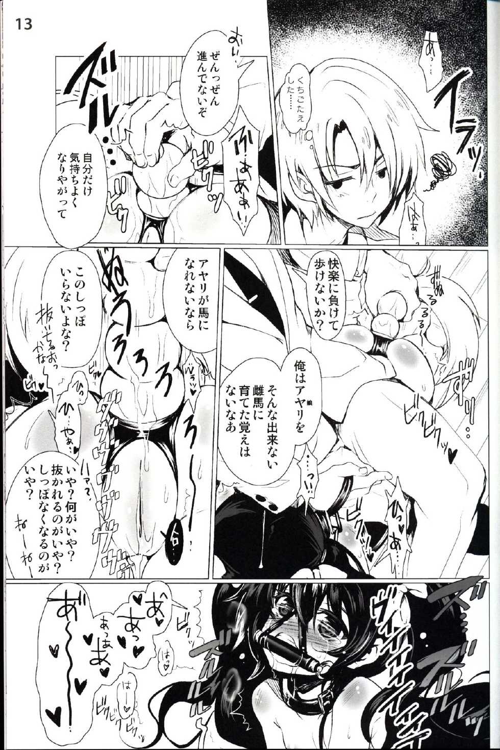 (C86) [SPT (Kakenasi, Kouguchi Moto)] Kubiwa Tuushin 2014SUMMER - Page 13
