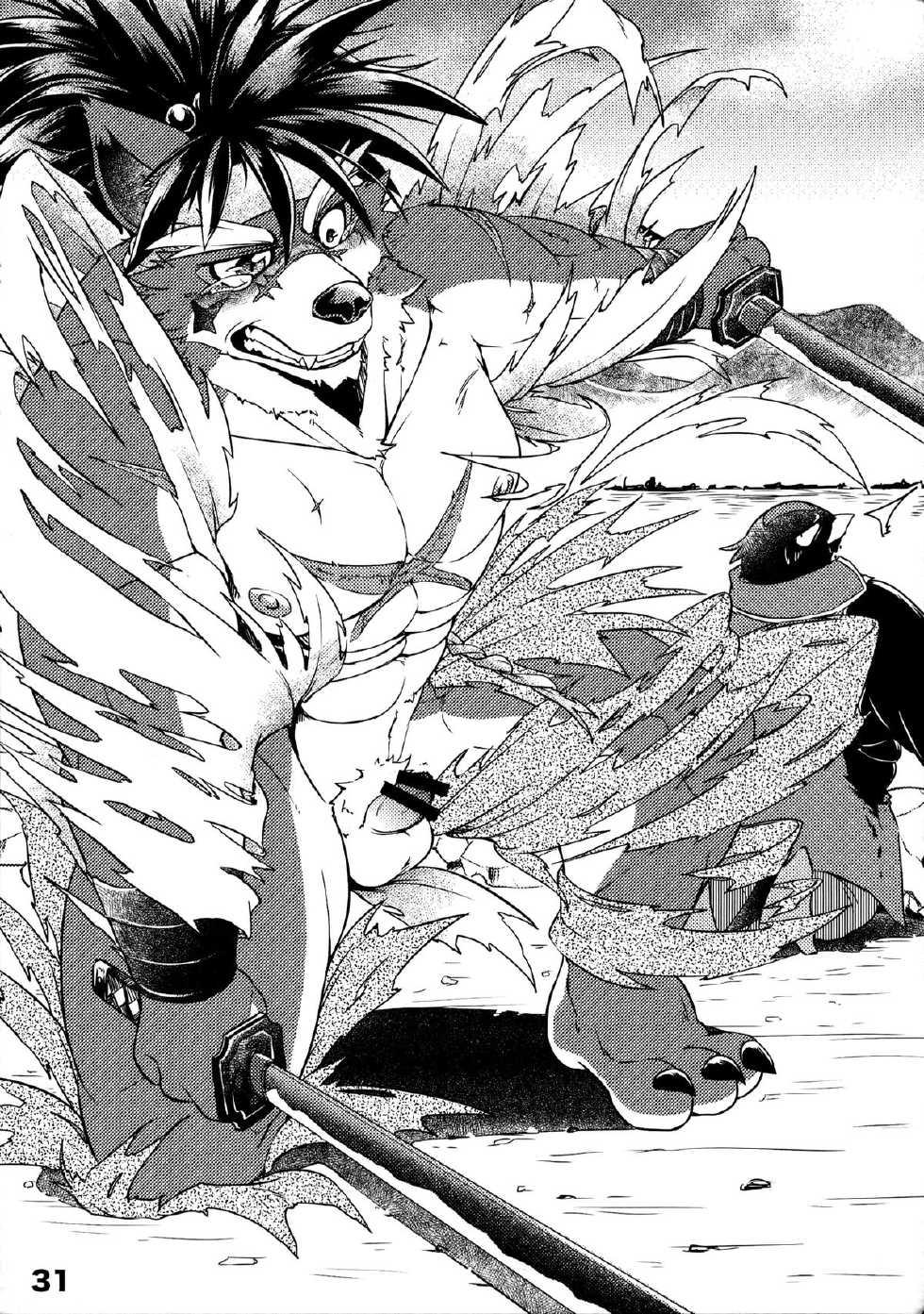 (Kemoket 3) 	[Beats Beasts Fellas (Various)] Sengoku Animal Hatashiai - Page 30