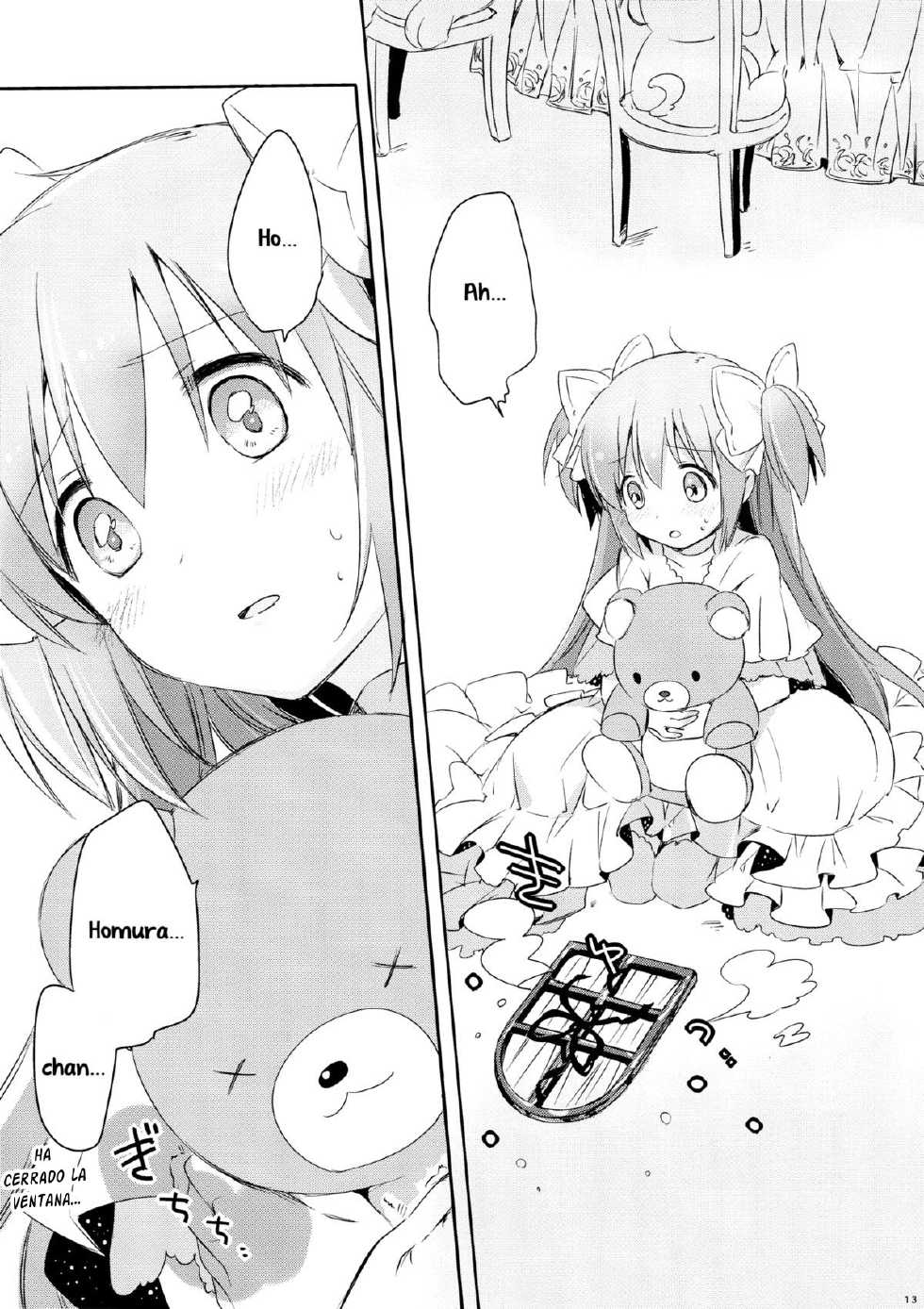 (Mou Nanimo Kowakunai 14) [CITRON (Yamada Ako)] Himitsu no Hanashi o Kikitai Soudesu | Una Historia Quiero Escuchar (Puella Magi Madoka Magica) [Spanish] [Cloudusito no Fansub] - Page 12