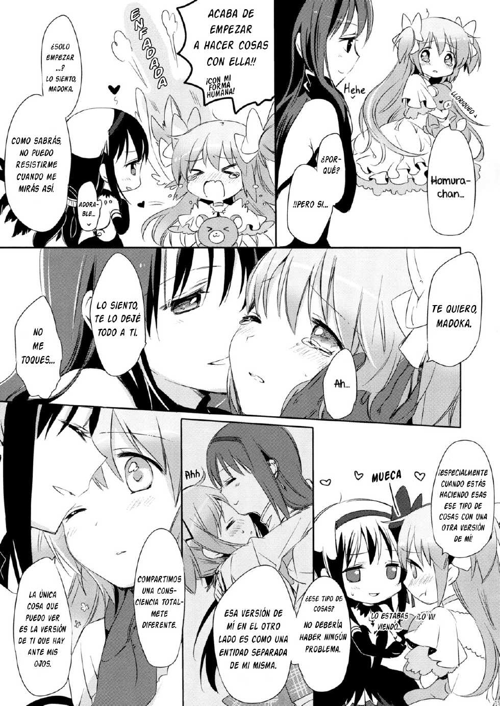 (Mou Nanimo Kowakunai 14) [CITRON (Yamada Ako)] Himitsu no Hanashi o Kikitai Soudesu | Una Historia Quiero Escuchar (Puella Magi Madoka Magica) [Spanish] [Cloudusito no Fansub] - Page 14