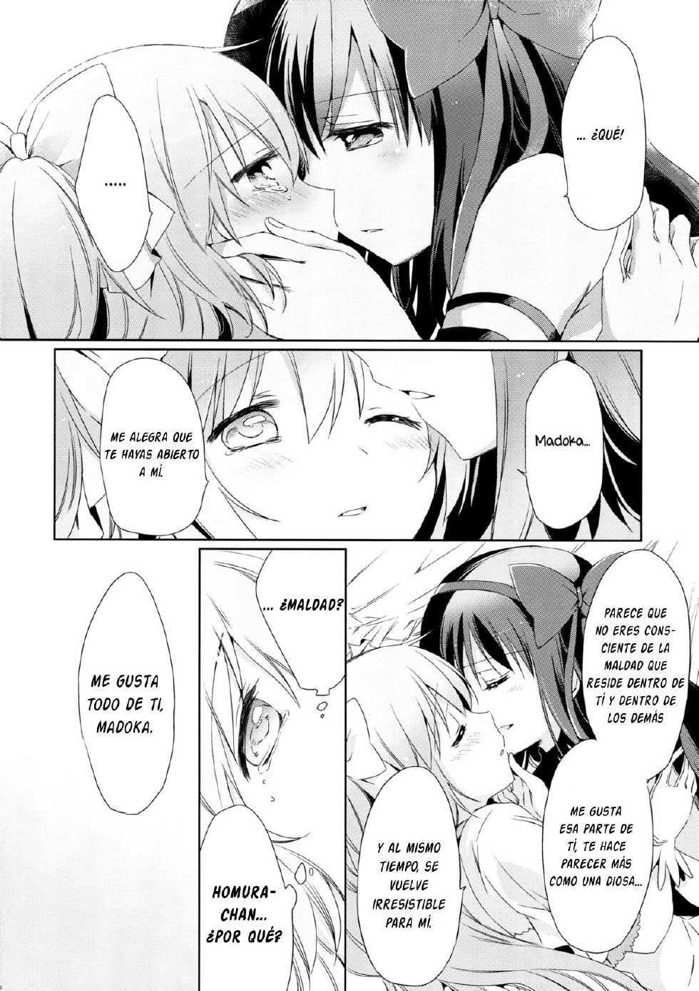 (Mou Nanimo Kowakunai 14) [CITRON (Yamada Ako)] Himitsu no Hanashi o Kikitai Soudesu | Una Historia Quiero Escuchar (Puella Magi Madoka Magica) [Spanish] [Cloudusito no Fansub] - Page 23