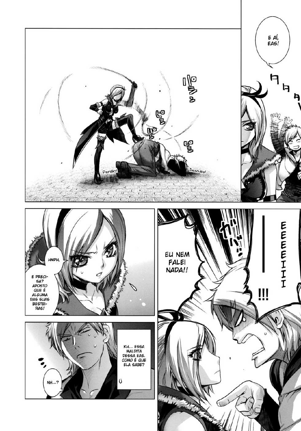 (C76) [Kouchaya (Ootsuka Kotora)] Blue Blood (Fresh Precure!) [Portuguese-BR] [BartSSJ] - Page 7