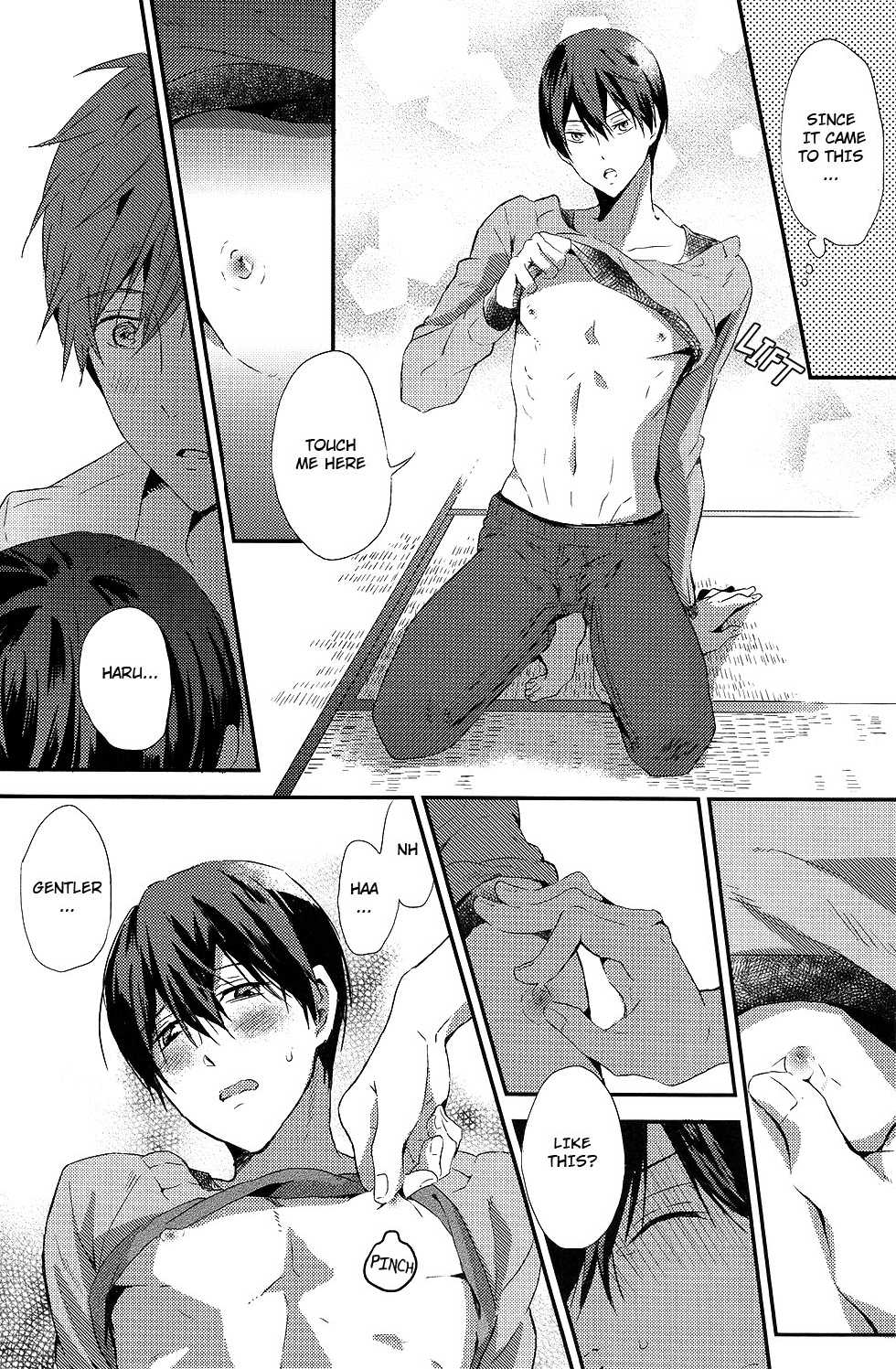 (SPARK9) [Hinan Kaishuuoke (Mina)] Makoto Nara Taberarete mo Ii yo | If it's Makoto, I don't mind being eaten (Free!) [English] [Milollita] [Decensored] - Page 19