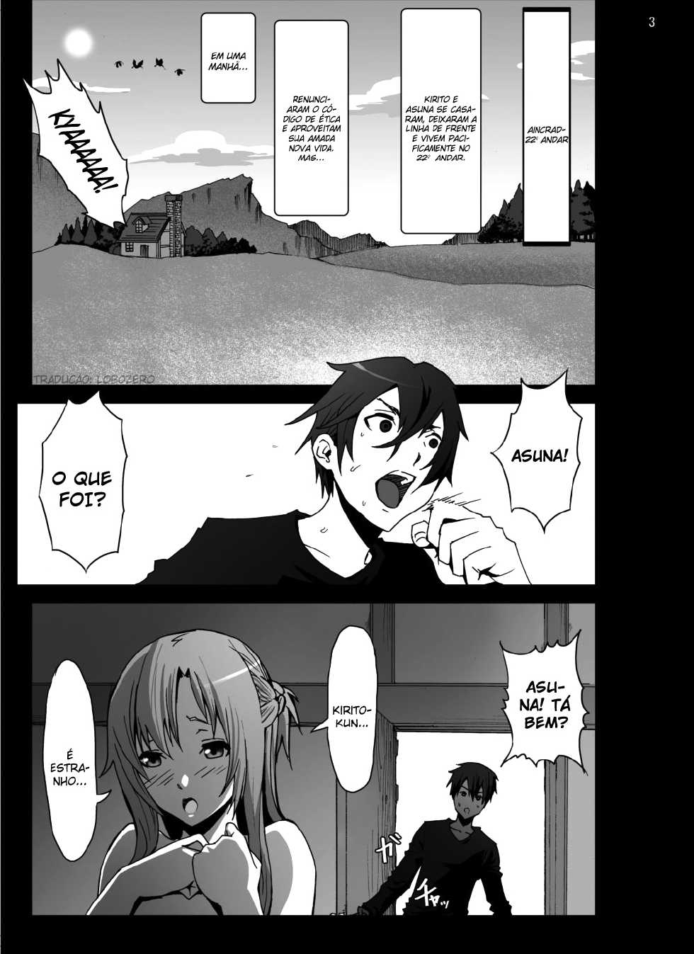 [Studio Nunchaku (Autumm)] Asuna o Bakunyuu ni Shite Mita (Sword Art Online) [Portuguese-BR] {Lobozero} [Digital] - Page 3