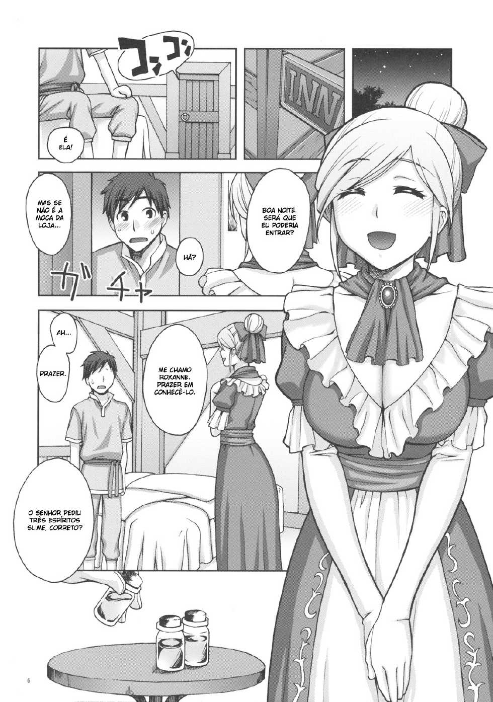 (C76) [KABAYAKIYA (Unagimaru)] SECRET MENU (Dragon Quest IX) [Portuguese-BR] [BartSSJ] - Page 5