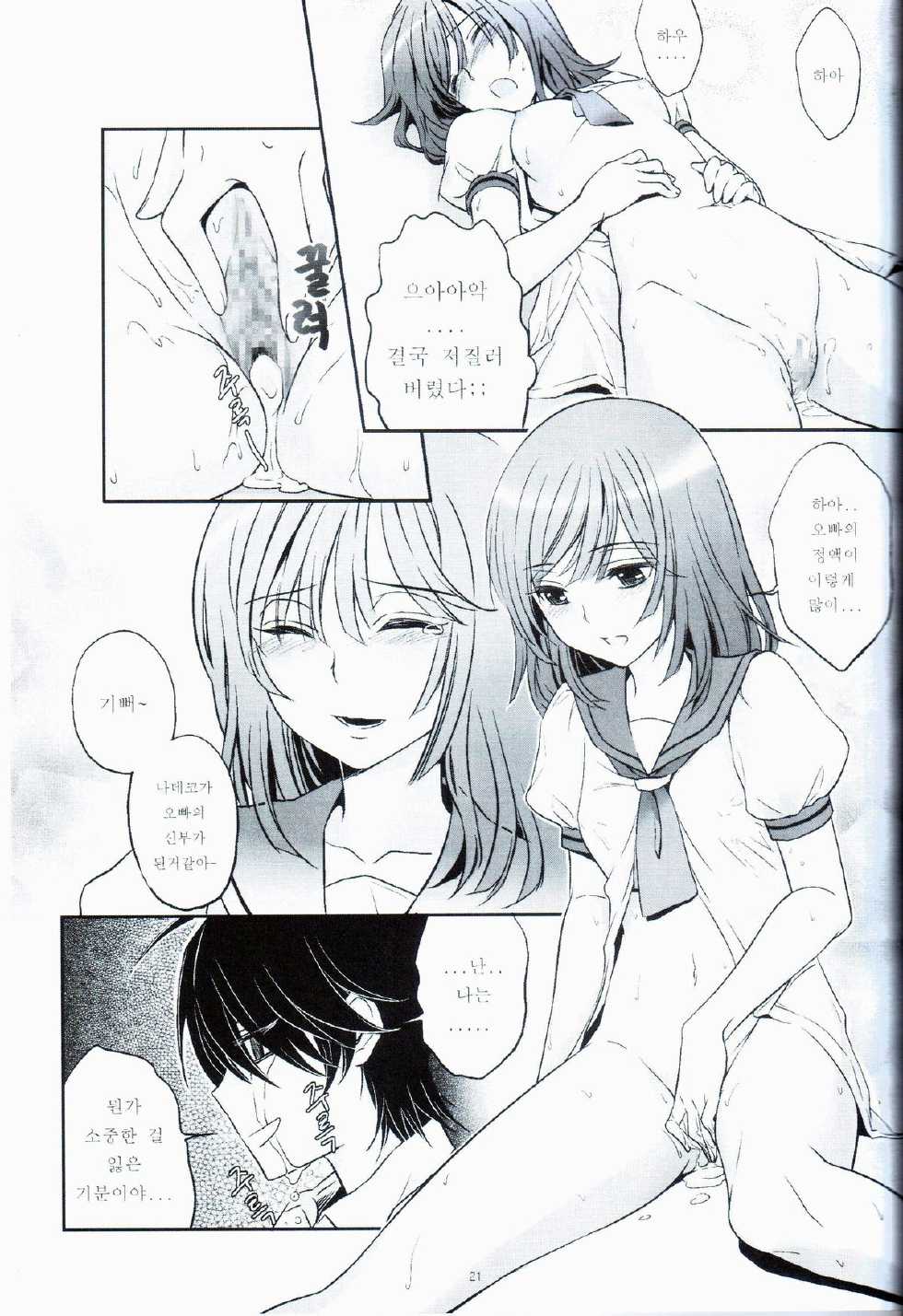 [Soramimi (Mytyl)] Nadeko to Issho | 나데코랑 놀자 (Bakemonogatari) [Korean] [Digital] - Page 21