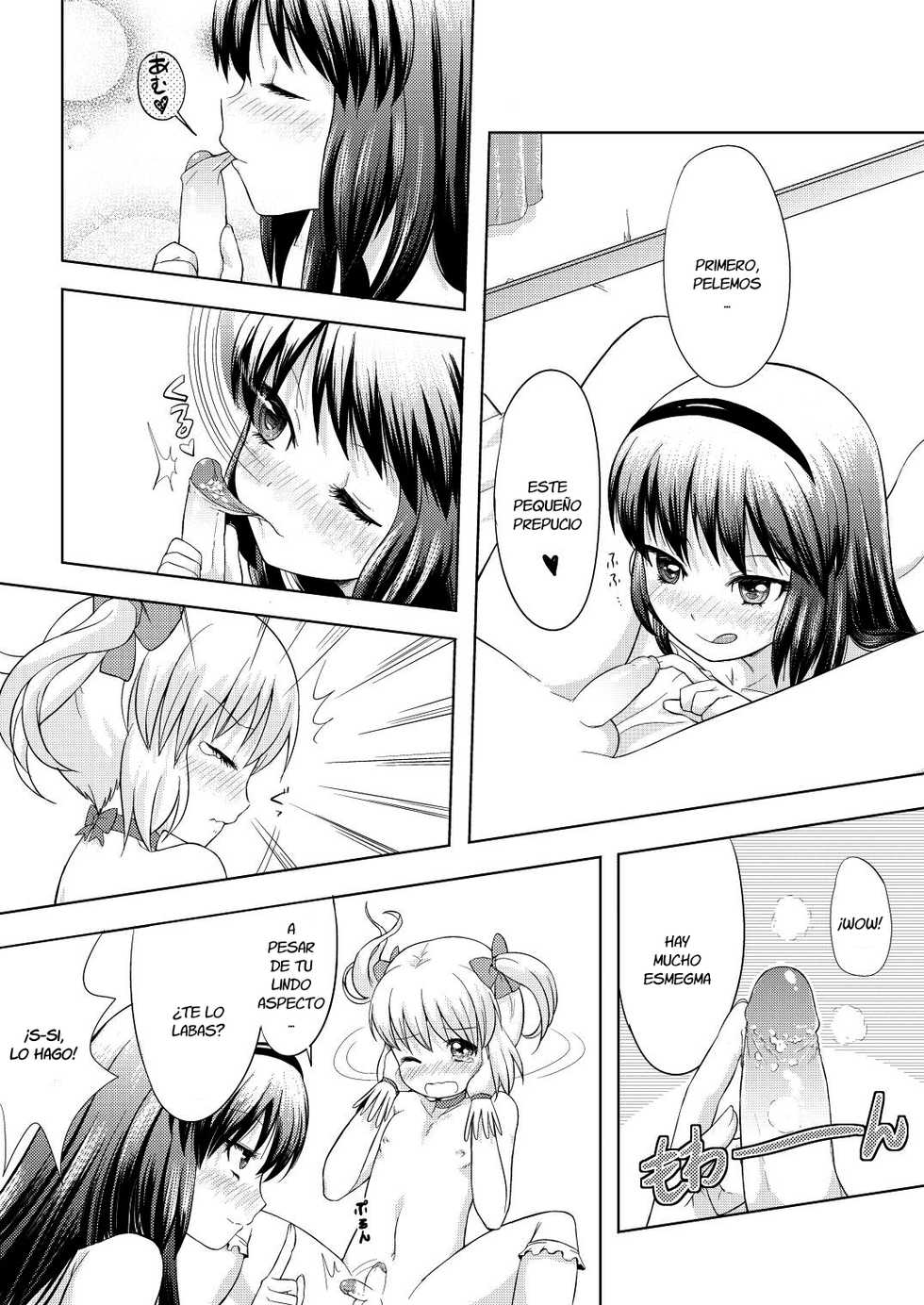 [KINOKOYA (Ere 2 Earo)] Otokonoko Cosplay Manga Desu yo (Puella Magi Madoka Magica) [Spanish] {Fanboo} [Digital] - Page 10