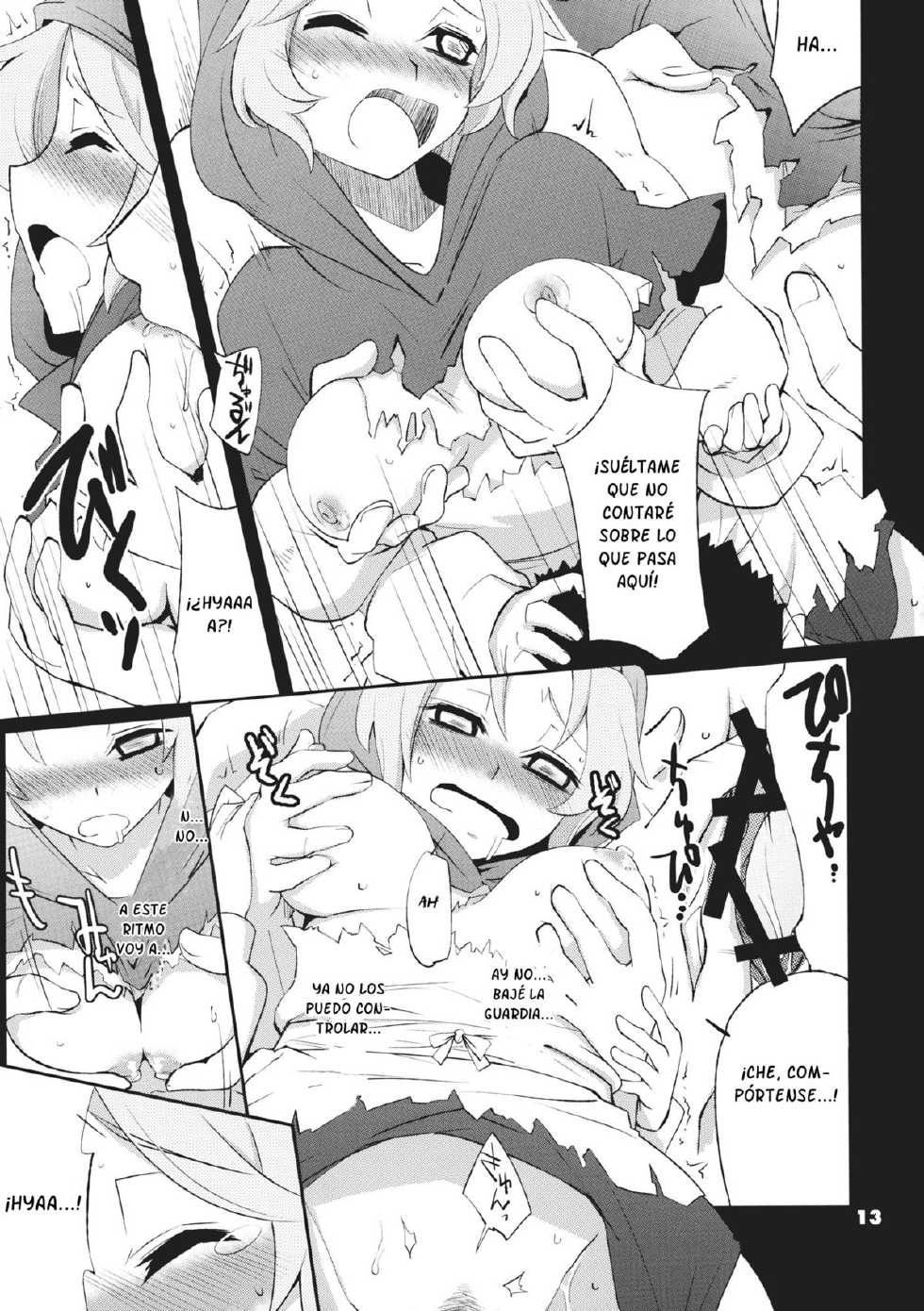 (C80) [Fujiiro Sabou (Fujii Jun)] Imitation X Fake (Touhou Project) [Spanish] [Biblioteca Hentai] - Page 11