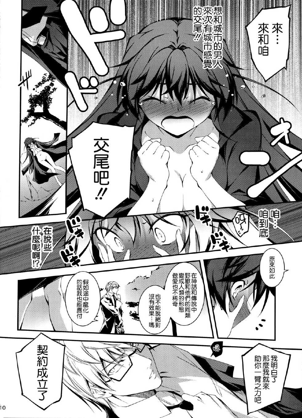 (C87) [Kikurage-ya (Kikurage)] Kuro no Ryman to Ryuu Musume Indra [Chinese] [无毒汉化组] - Page 12