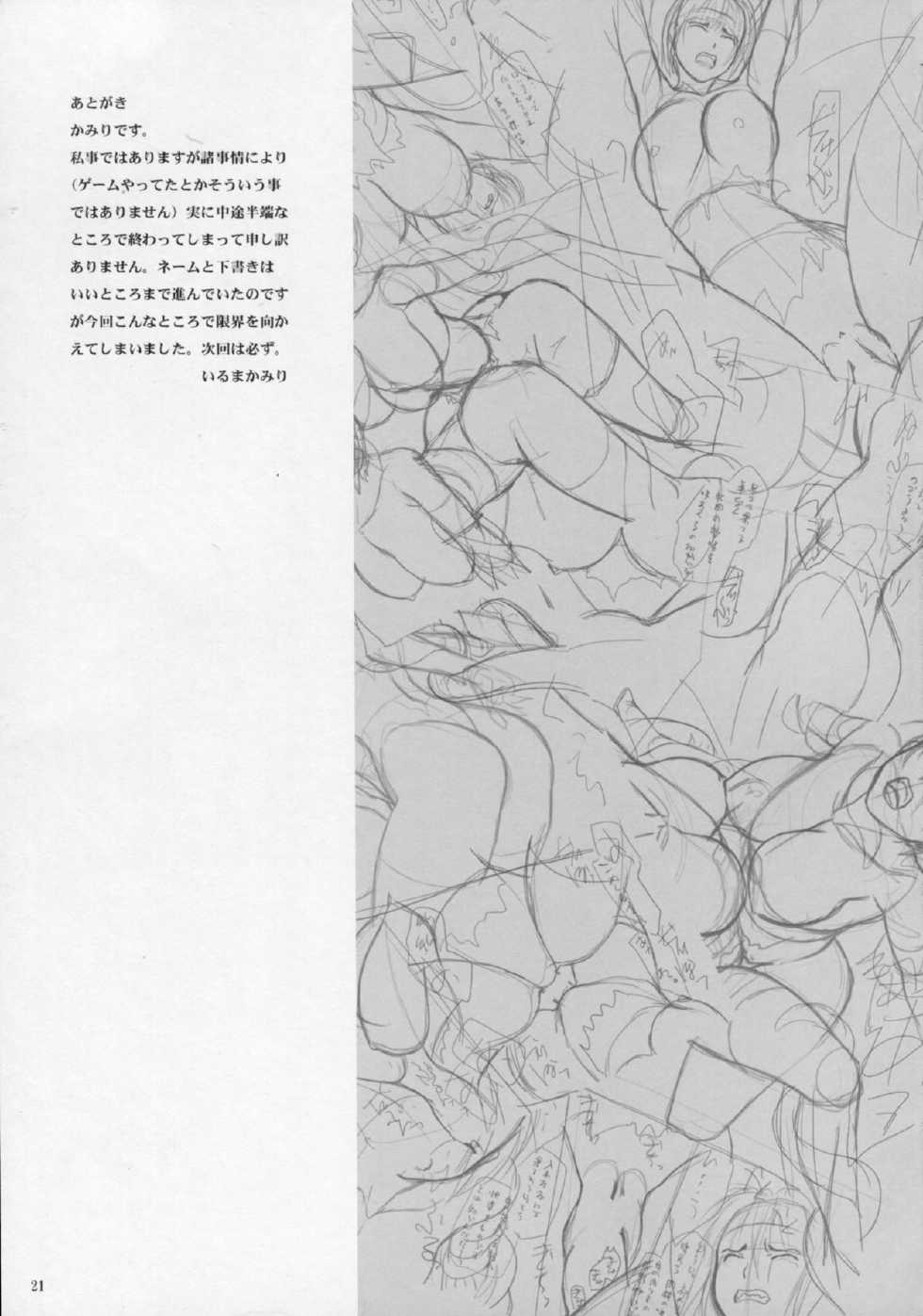 (C87) [Hellabunna (Iruma Kamiri)] Toukiden Maki no Yon (Dead or Alive) - Page 20