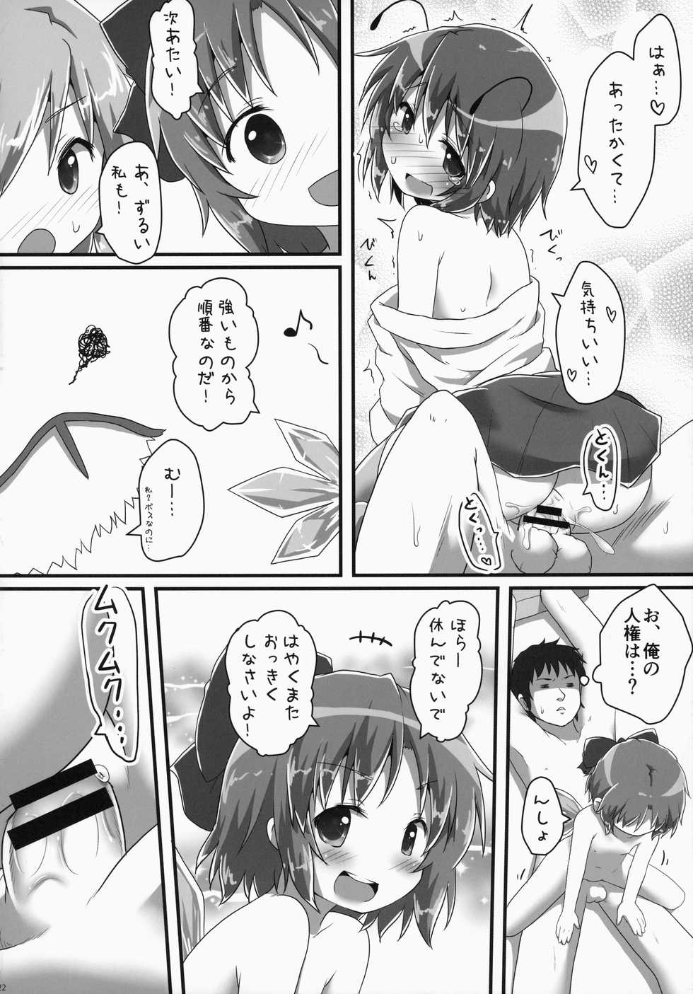 (C87) [Gainamon (Natsu no Koucha)] Sakusei Quartet (Touhou Project) - Page 21