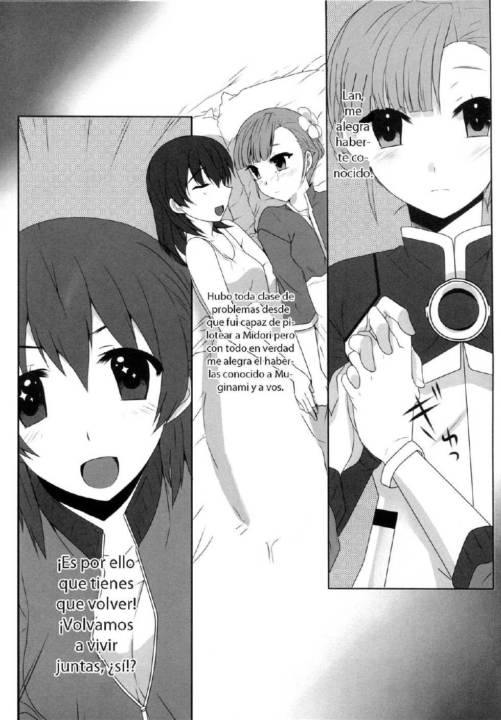 (COMIC1☆6) [Coupe Pain Ginga (Arisawa Tsukasa, Namakura Makibishi)] Rinne no Hana Saku Machi de Anata to Deatta | Te Conocí en la Ciudad en la cual Florecen las Rinne (Rinne no Lagrange) [Spanish] [Love Makko Suki] - Page 6