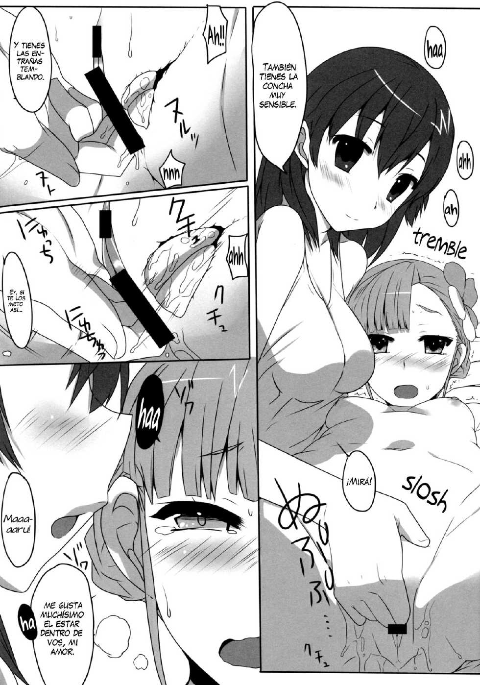 (COMIC1☆6) [Coupe Pain Ginga (Arisawa Tsukasa, Namakura Makibishi)] Rinne no Hana Saku Machi de Anata to Deatta | Te Conocí en la Ciudad en la cual Florecen las Rinne (Rinne no Lagrange) [Spanish] [Love Makko Suki] - Page 11