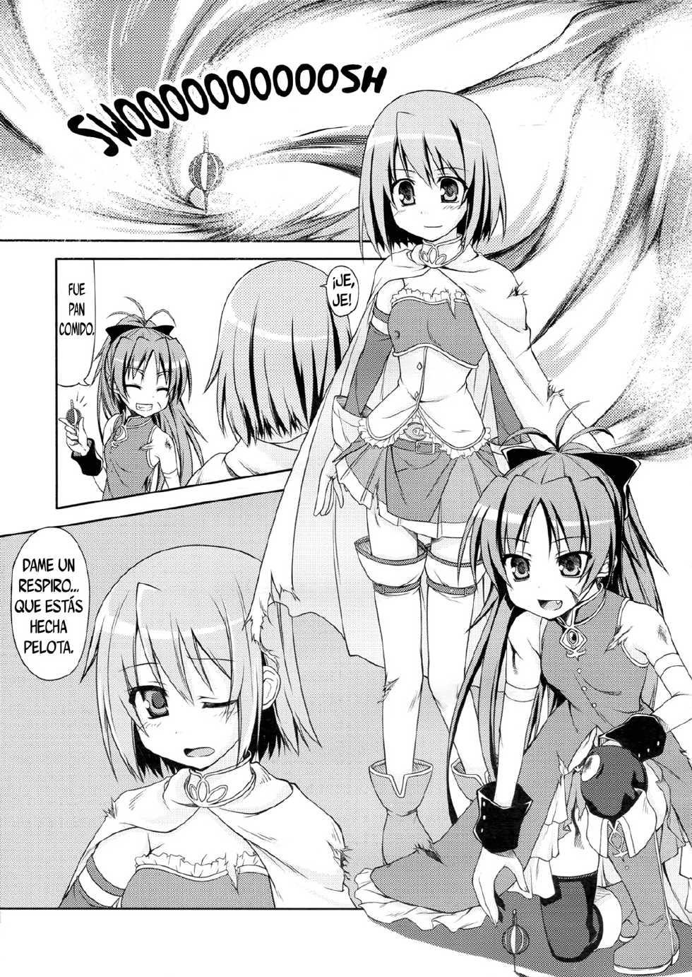 (C81) [Sinosino [Sinohara Sinome]) All I Need is your Smile | Todo lo que me Hace Falta es tu Sonrisa (Puella Magi Madoka Magica) [Spanish] [Sólo Yuri Traducido] - Page 5