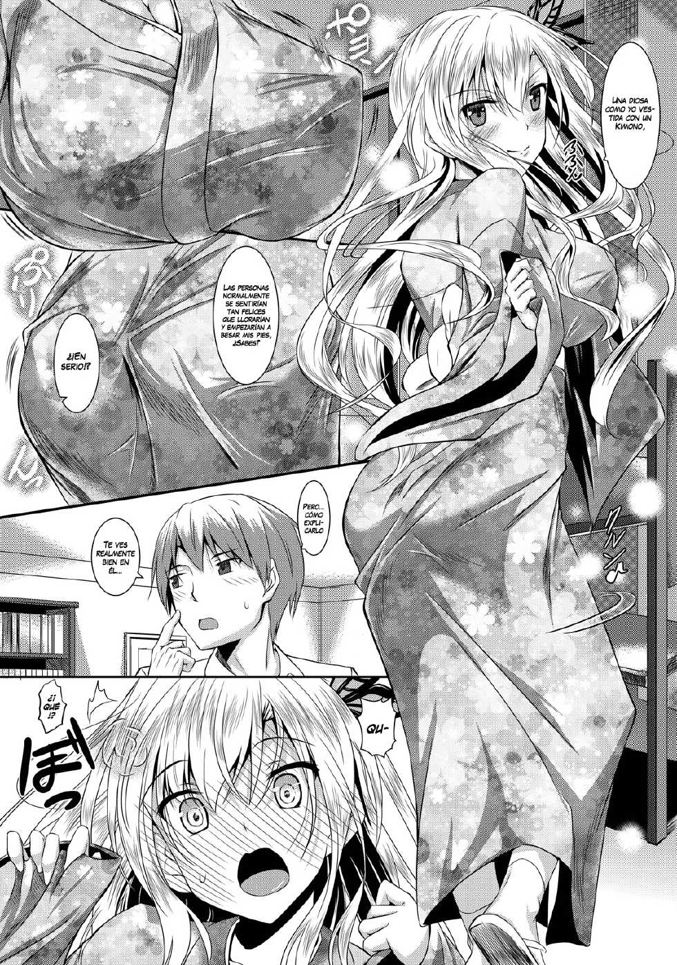 [Akausagi (Fukuyama Naoto)] Sena wa Kimono ga Kirenai (Boku wa Tomodachi ga Sukunai) [Spanish] [HunterH] [Digital] - Page 4