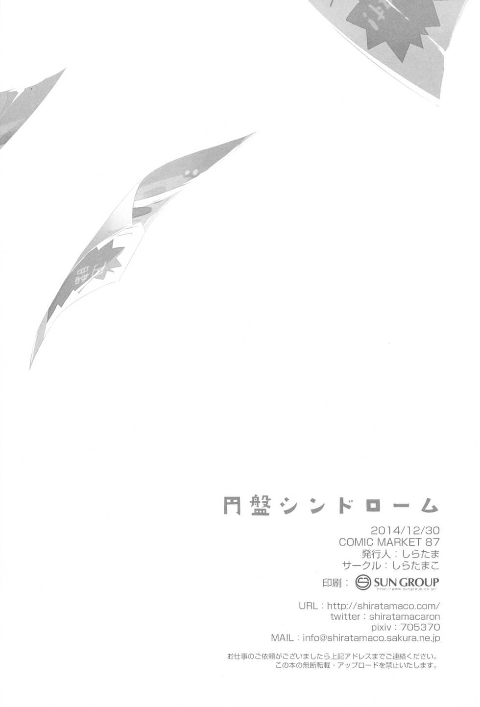 (C87) [Shiratamaco (Shiratama)] Enban Syndrome (Sora no Method) - Page 21