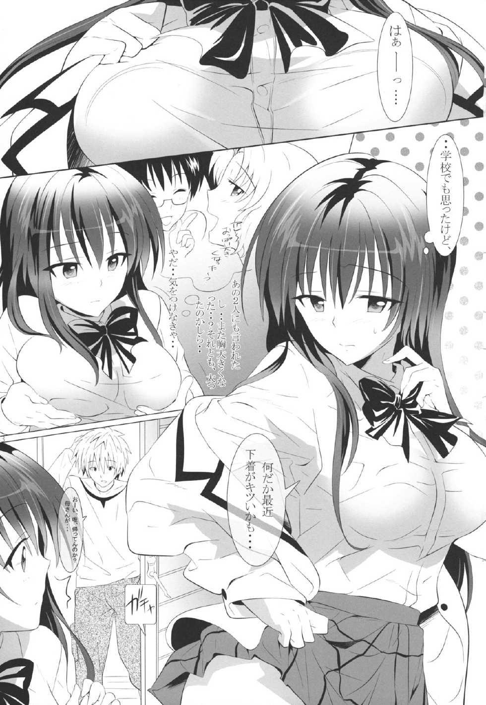 (C85) [Dark battery (Myouga)] Onii-chan to Lesson (To LOVE-Ru) - Page 3