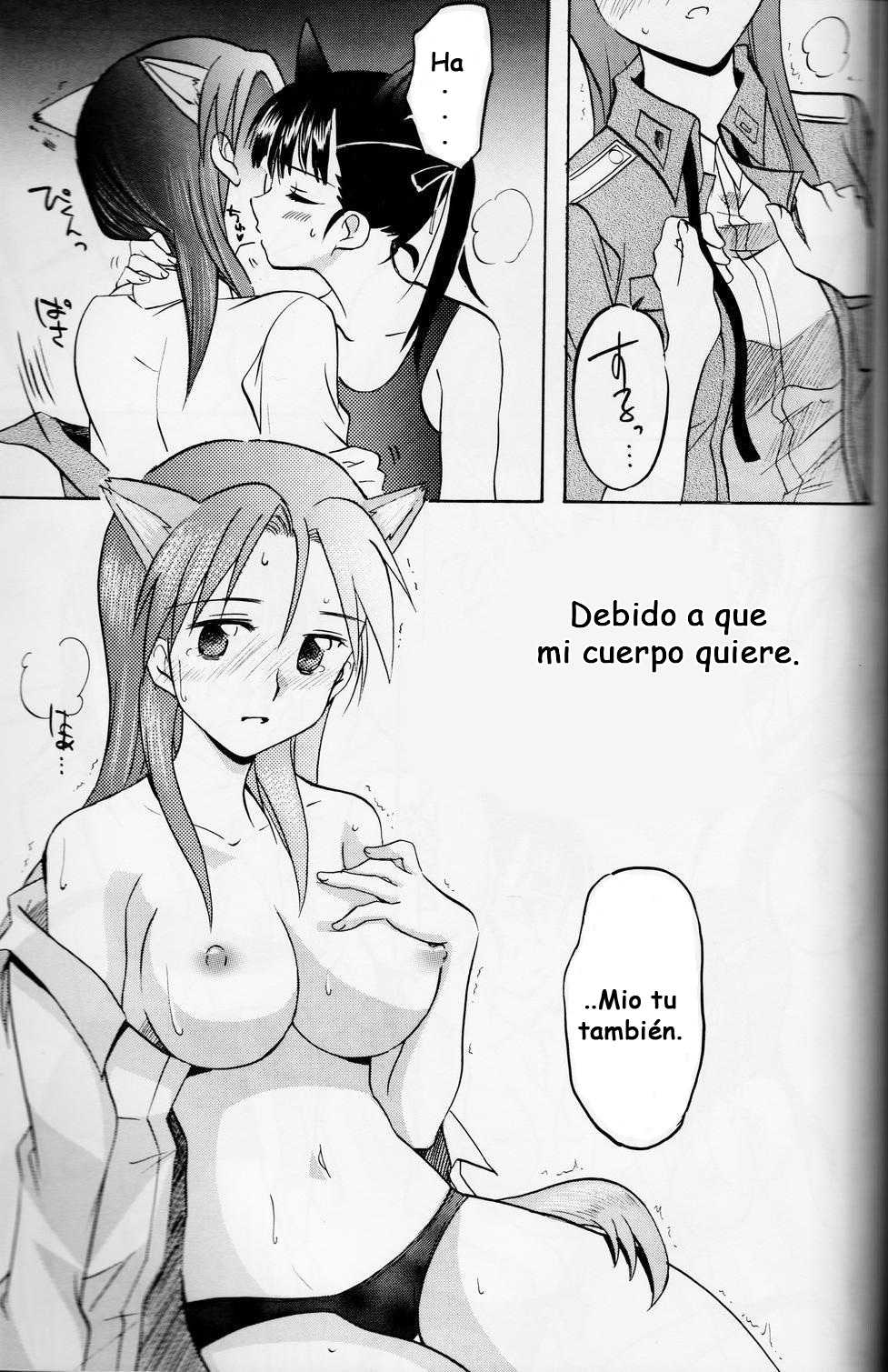 (C78) [Gyokusaijima (38-Shiki)] Sakamoto-san! Overshoot desu!? | Sakamoto-San se Pasó de la Raya (Strike Witches) [Spanish] [Sólo Yuri Traducido] - Page 25