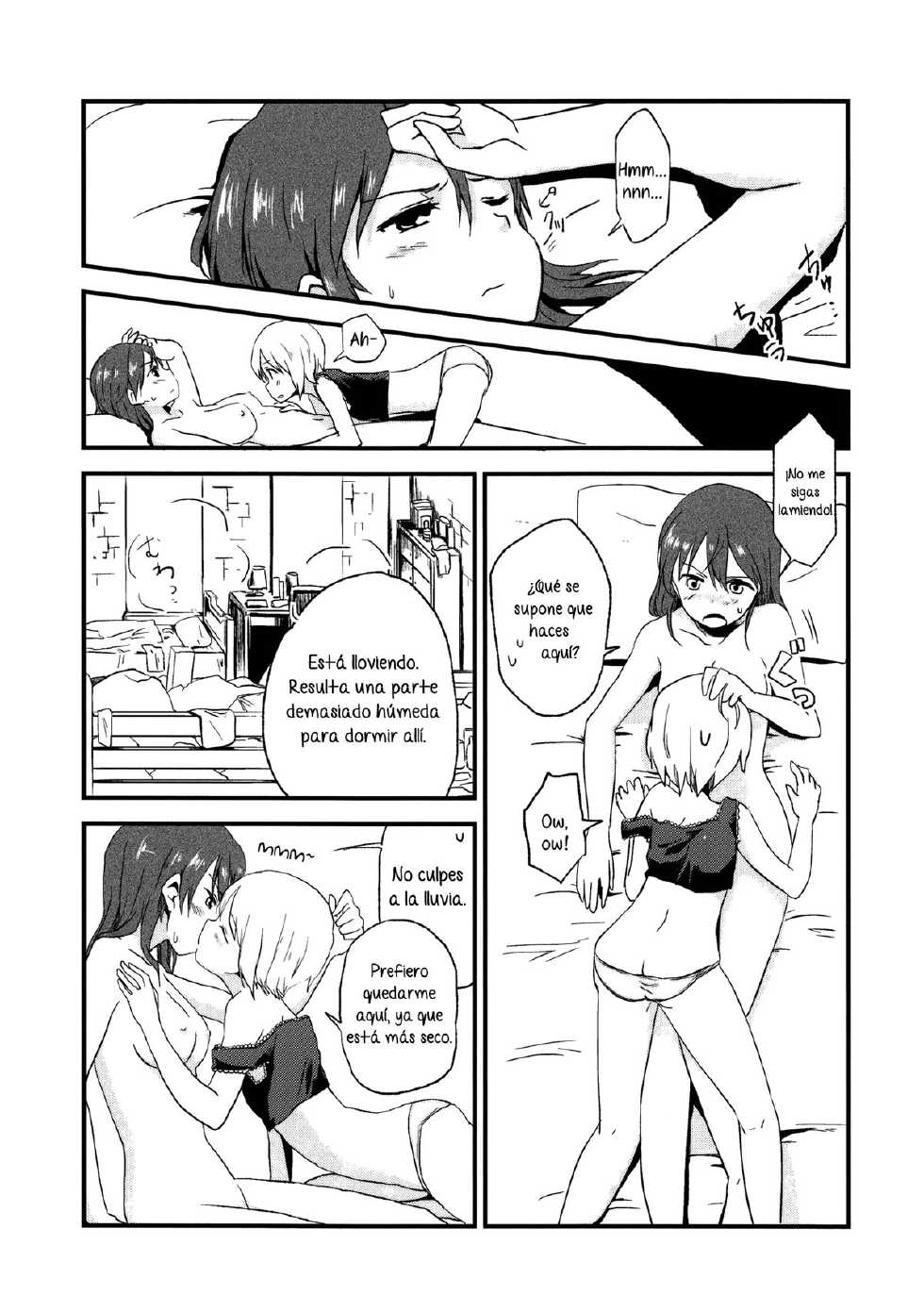 (C80) [Kurocan (Itsuki Kuro)] Hartmann2.5 Ame no Hi no XXX | Hartmann 2.5 XXX en un Día Lluvioso (Strike Witches) [Spanish] [Sólo Yuri Traducido] - Page 2