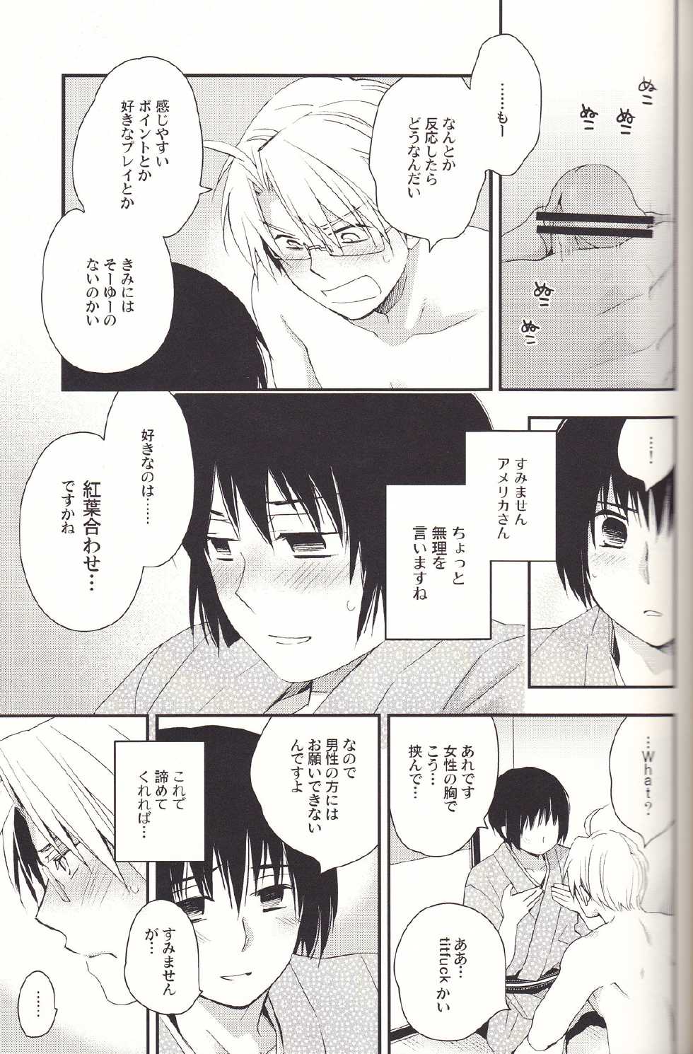 [Hobby Hobby (Iwaki Soyogo)] SoLow de Sourou (Hetalia: Axis Powers) - Page 18