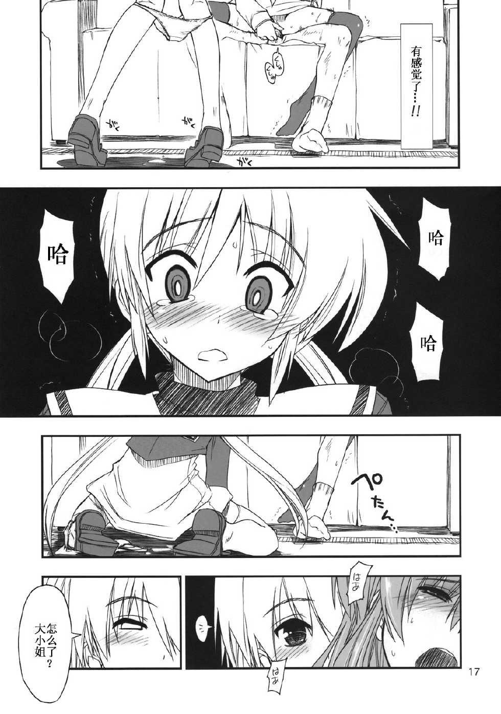 (C74) [GiriGiri Nijiiro (Kamino Ryu-ya)] Nanoda!! (Hayate no Gotoku!) [Chinese] [酷鲨汉化] - Page 17
