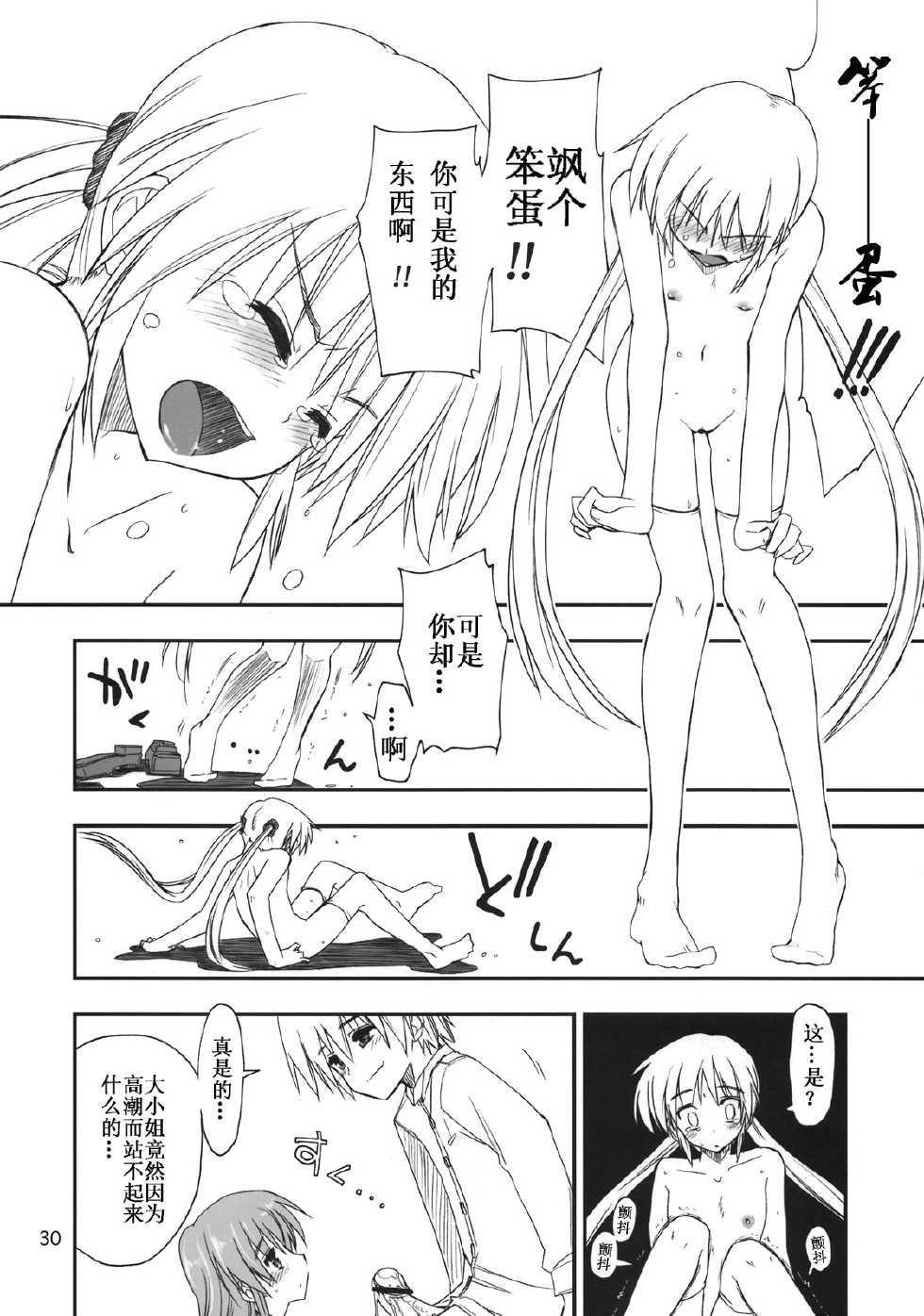(C74) [GiriGiri Nijiiro (Kamino Ryu-ya)] Nanoda!! (Hayate no Gotoku!) [Chinese] [酷鲨汉化] - Page 30