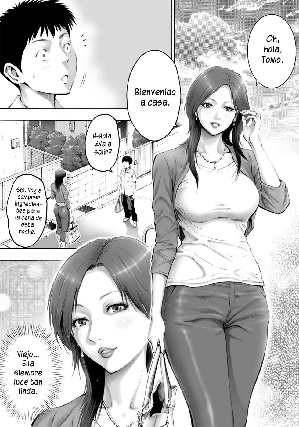 [DT Koubou (DAIGO)] Akogare no Kinjo no Obasan ni Nengan no Tanetsuke | La Señora que Vive Calle Abajo me Pidió que la Embarazara [Spanish] =P666HF= [Digital] - Page 2