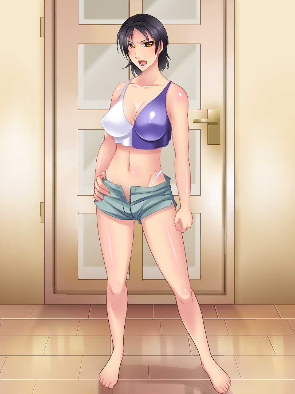 [Nightmare Express -Akumu no Takuhaibin-] Yokubou Kaiki Dai 513 Shou - Boku no Oneesan ga Rape Sareta!! CASE 01: EroAne Yukiko Hen (Bible Black) - Page 8