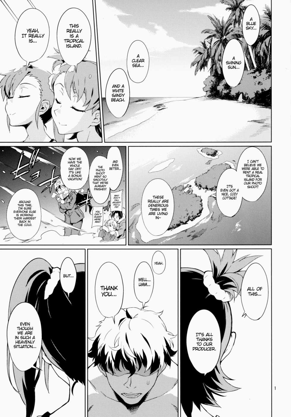 [Chotto Dake Aruyo. (Takemura Sesshu)] Shima-Hen | Island Edition (THE iDOLM@STER) [English] [PSYN] [Digital] - Page 2