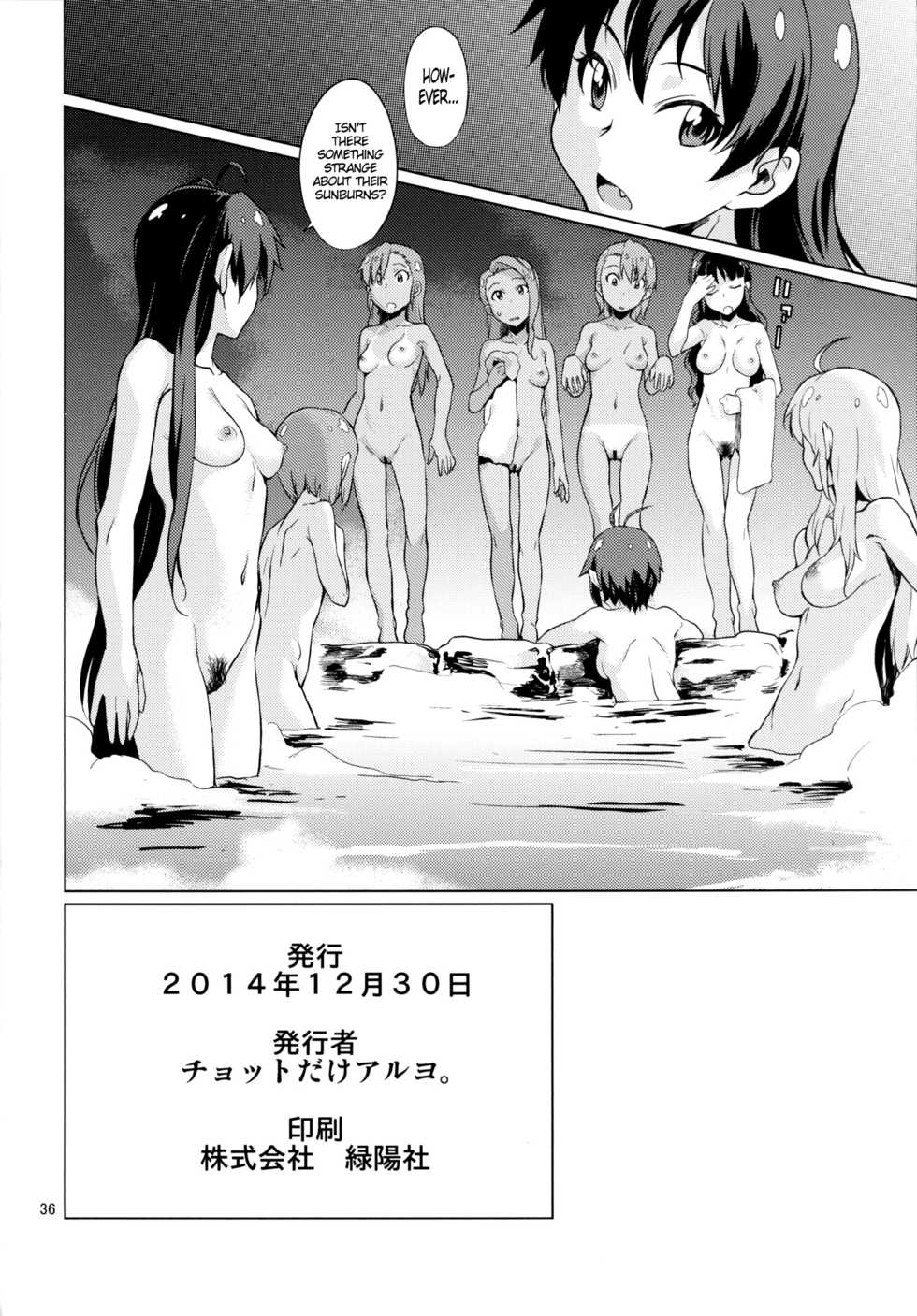 [Chotto Dake Aruyo. (Takemura Sesshu)] Shima-Hen | Island Edition (THE iDOLM@STER) [English] [PSYN] [Digital] - Page 37