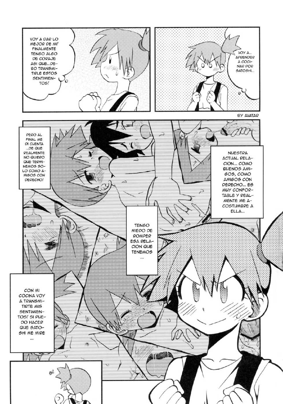 (C82) [Ukkaridou (Shimazu Isami)] Kotoba ni Sureba Kieteshimaisou na Yume (Pokemon) [Spanish] [Avatar] - Page 9