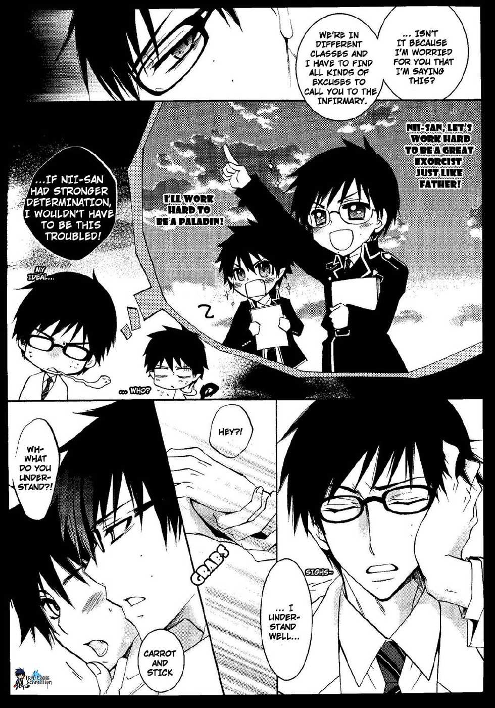 [La*Pis (Koyuki)] TWIN ATTACK (Ao no Exorcist) [English] [True Cross] - Page 7