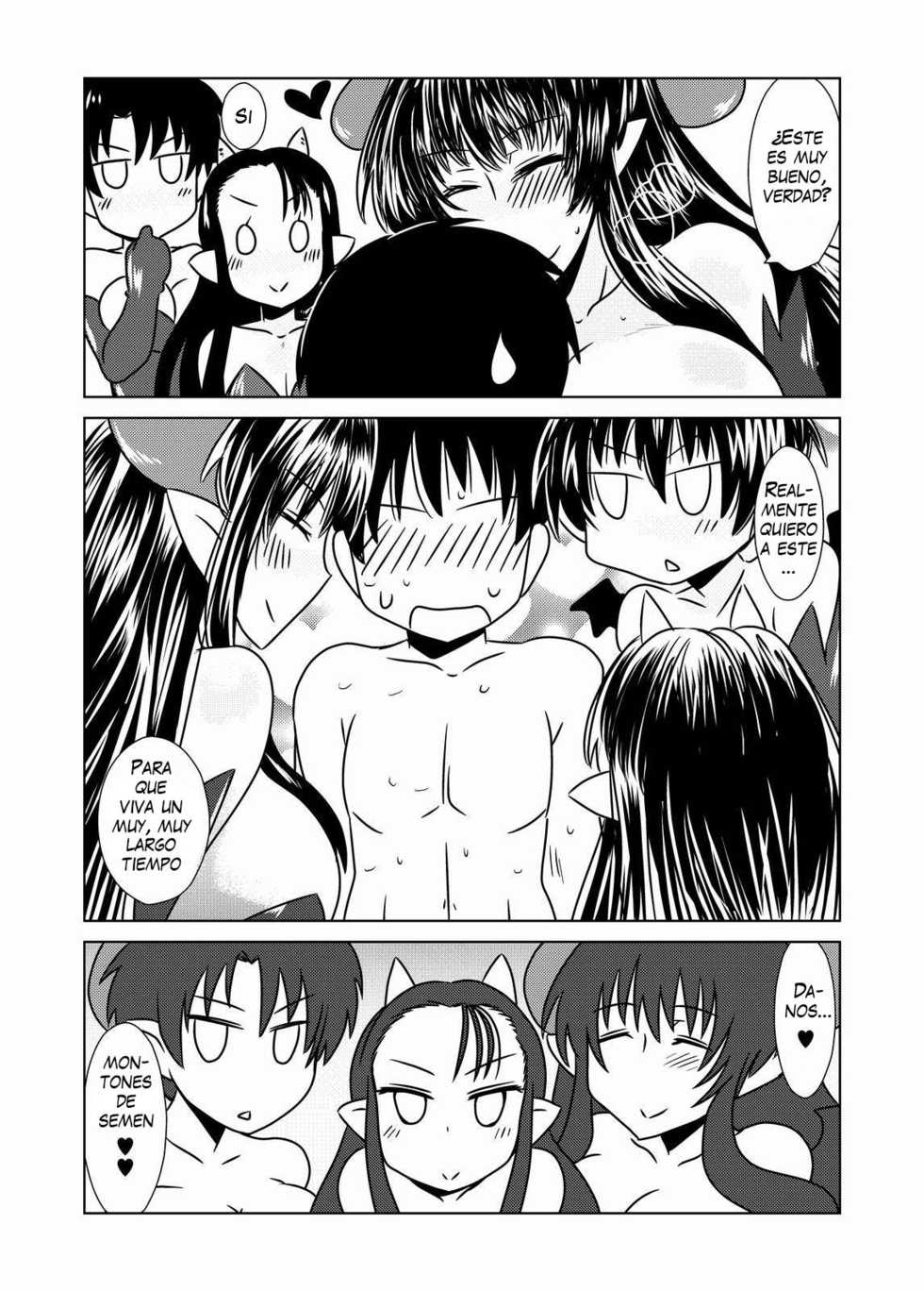 [Hroz] Succubus no San Shimai | Tres Hemanas Succubus  [Spanish] [ThanatoS184] [Digital] - Page 21