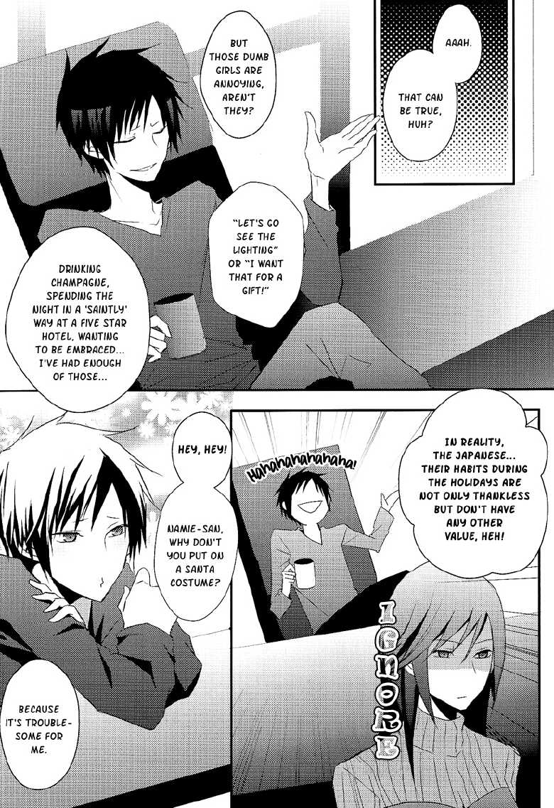 (C81) [UNAP! (Maine)] Bartender-Clad Santa Claus (Durarara!!) [English] [Yaoi-Sei] - Page 7