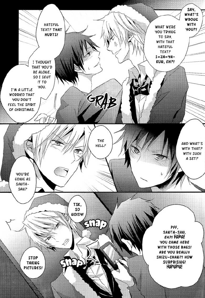 (C81) [UNAP! (Maine)] Bartender-Clad Santa Claus (Durarara!!) [English] [Yaoi-Sei] - Page 16