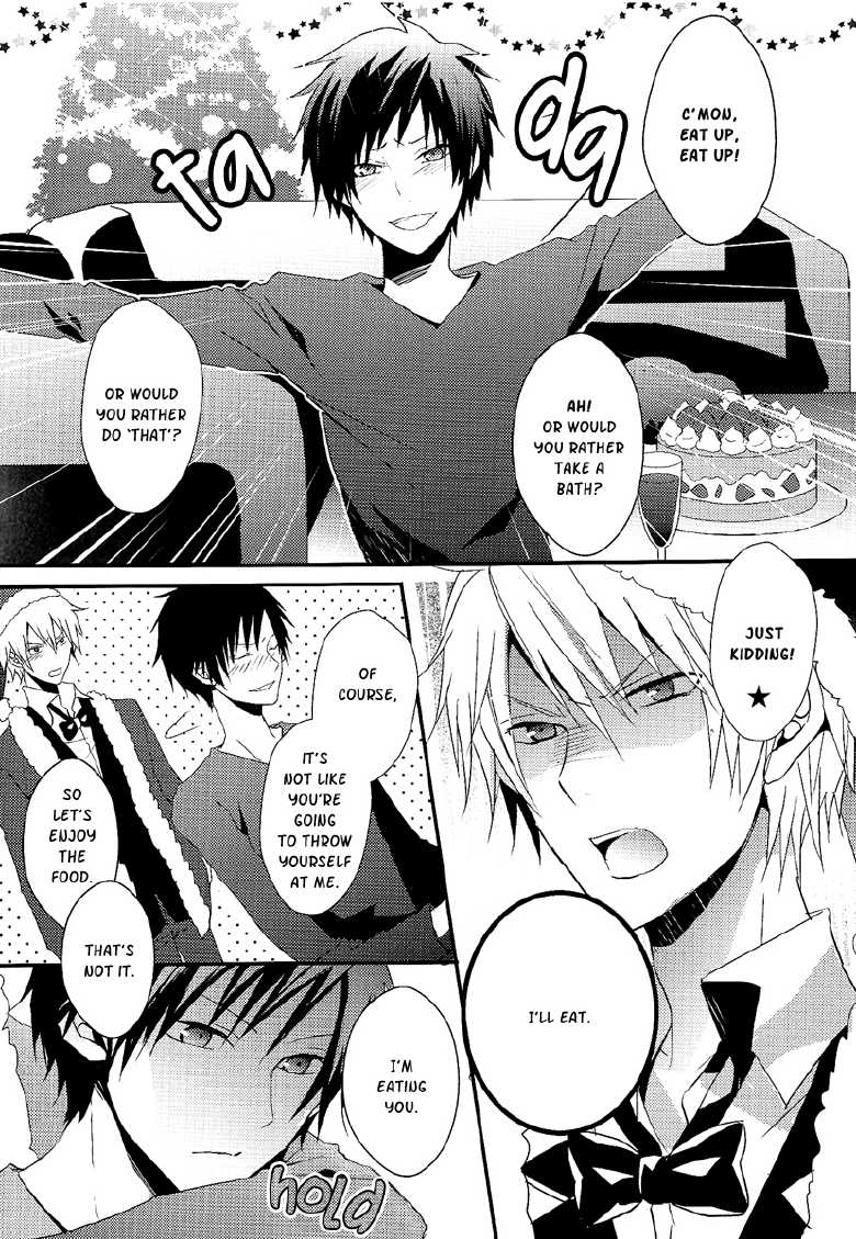 (C81) [UNAP! (Maine)] Bartender-Clad Santa Claus (Durarara!!) [English] [Yaoi-Sei] - Page 21