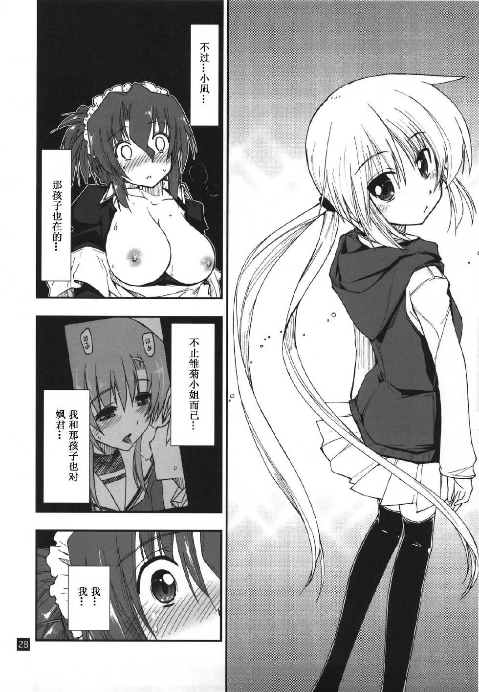 (C78) [Girigiri Nijiiro (Kamino Ryu-ya)] Nanoda!!!!! (Hayate no Gotoku!) [Chinese] [酷鲨汉化] - Page 28