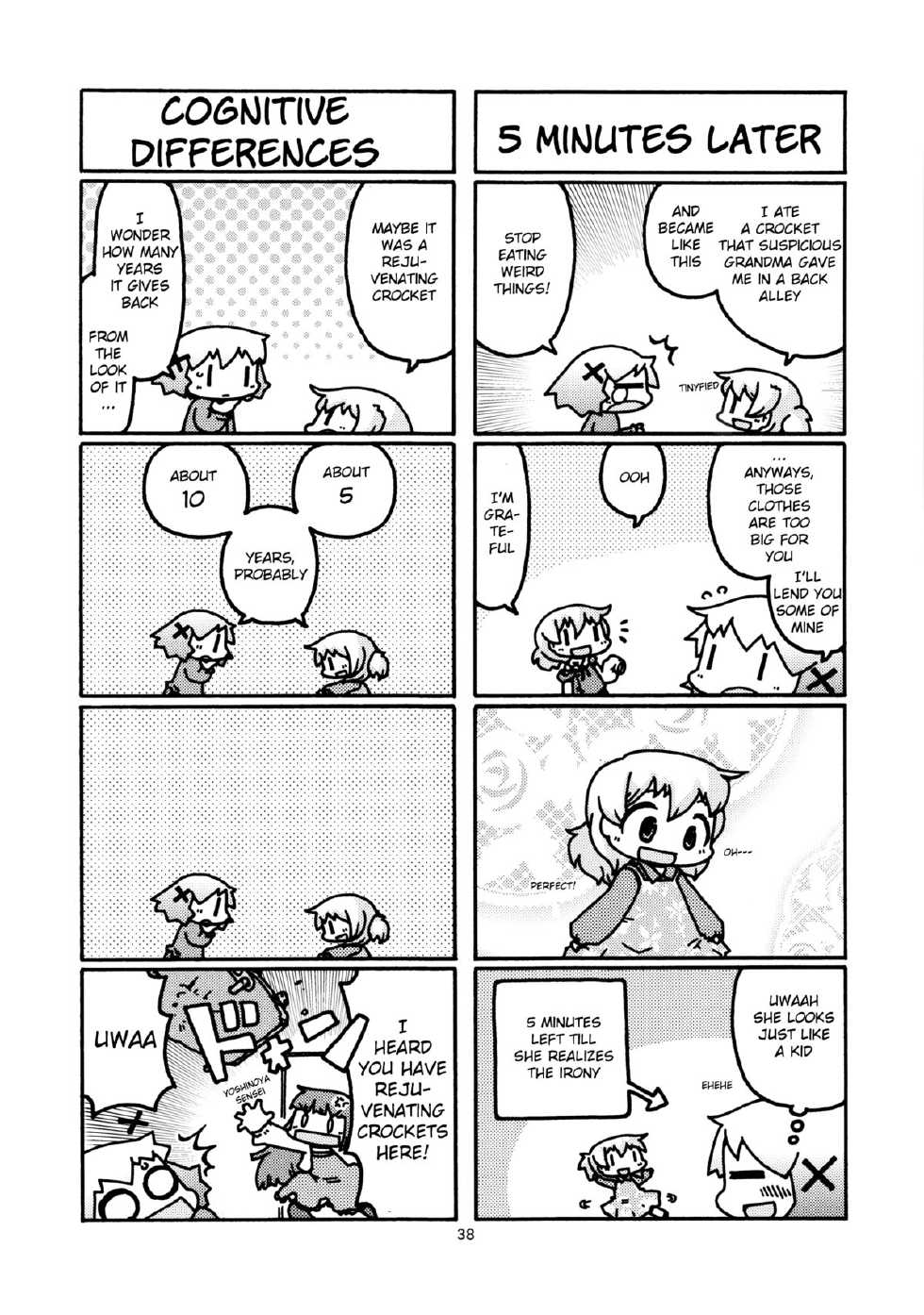 (C86) [GADGET (A-10)] Futanari Sketch (Hidamari Sketch) [English] [potocat] - Page 36