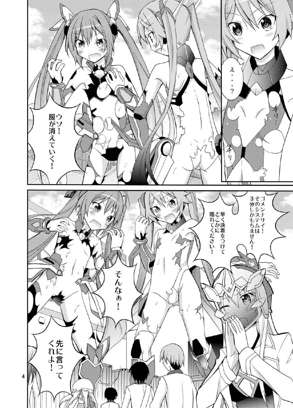 (C87) [Nihon Dandy (Matsuno Susumu)] Hinnyuu Kanshoukai (Ore, Twintail ni Narimasu.) - Page 3