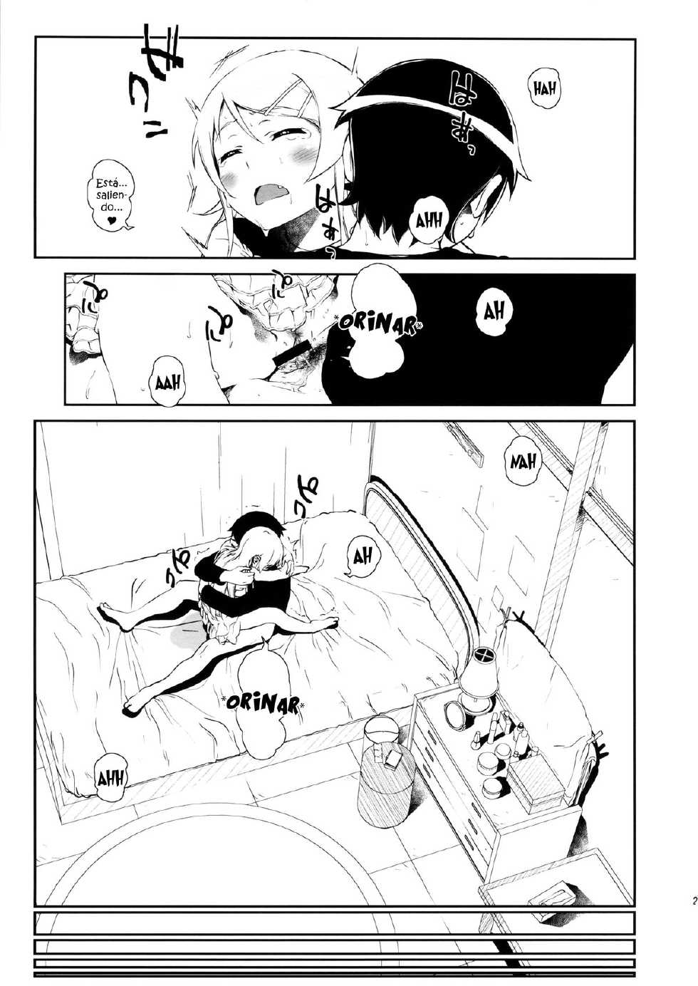(COMIC1☆8) [†NIL† (Fujibayashi Haru)] Hoshikuzu Namida 3 (Ore no Imouto ga Konna ni Kawaii Wake ga Nai) [Spanish] [Dou-Hen FS] - Page 24