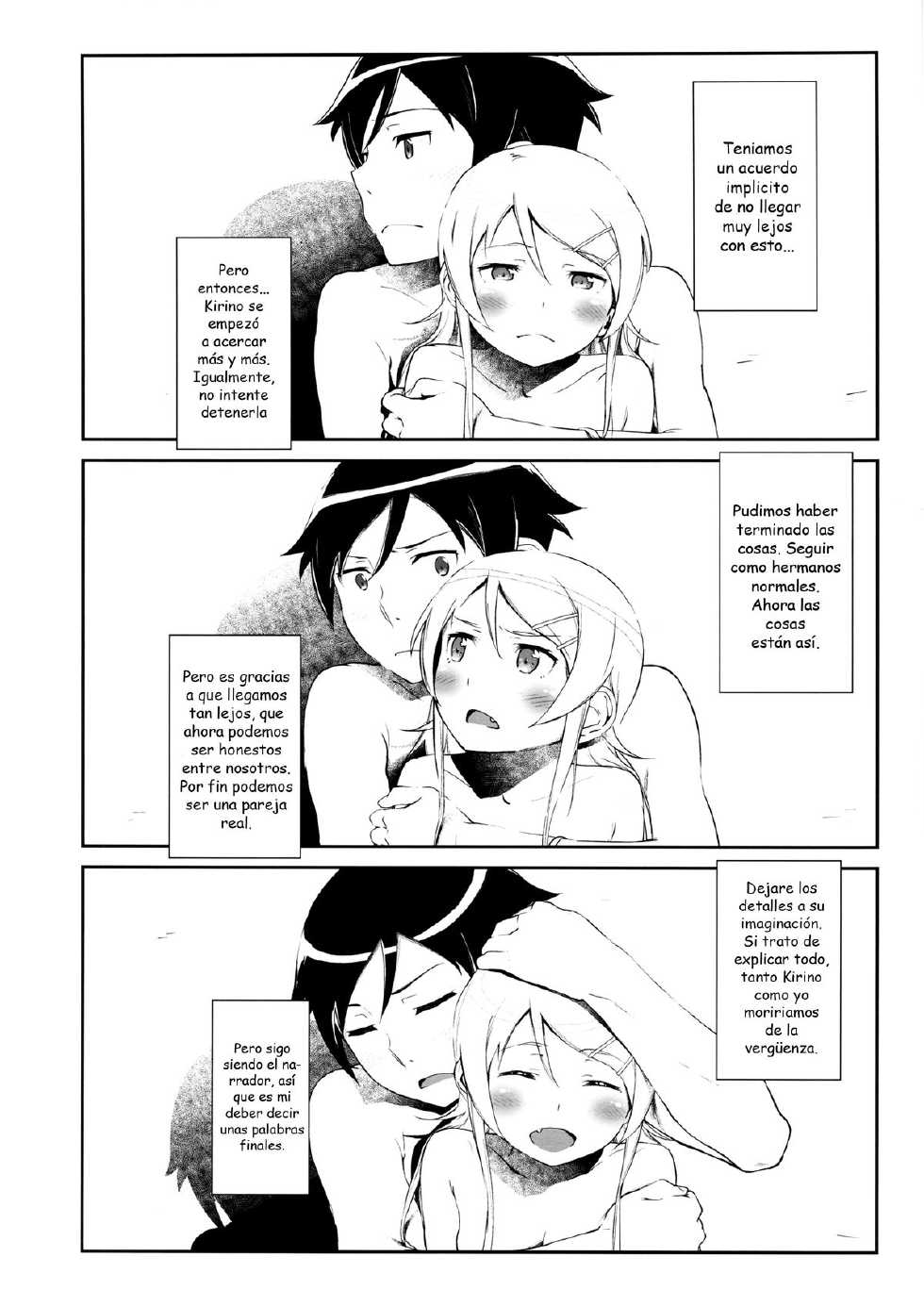 (COMIC1☆8) [†NIL† (Fujibayashi Haru)] Hoshikuzu Namida 3 (Ore no Imouto ga Konna ni Kawaii Wake ga Nai) [Spanish] [Dou-Hen FS] - Page 31