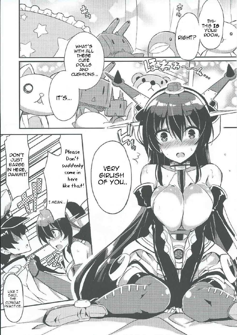 (C87) [odin (Kurokawa IZUMI)] Jitsu wa Nagato-san wa Chou Kawaii Mono Suki! Datta no desu. (Kantai Collection -KanColle-) [English] [constantly] - Page 4